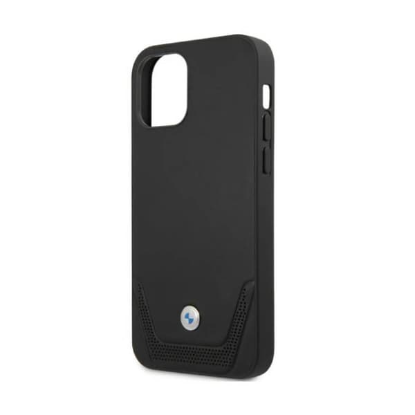 BMW Leather Perforate - iPhone 12 / iPhone 12 Pro Fodral (svart)