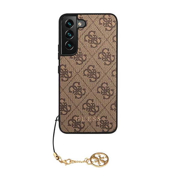 Guess 4G Charms Collection - Samsung Galaxy S23 etui (brunt)