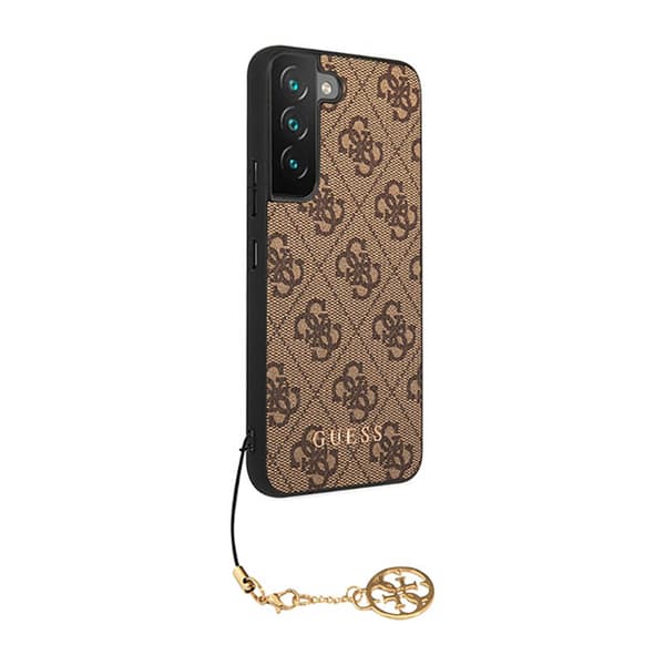 Guess 4G Charms Collection - Samsung Galaxy S23 etui (brunt)