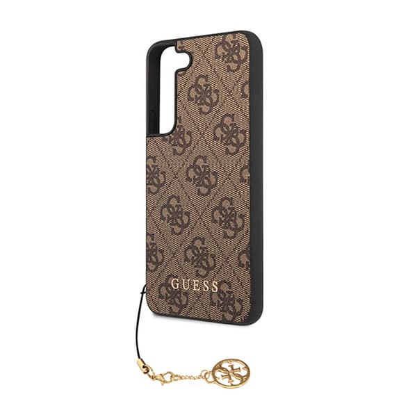 Guess 4G Charms Collection - Samsung Galaxy S23 etui (brunt)