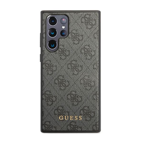 Guess 4G Metal Logo - Samsung Galaxy S23 Ultra Cover (grå)