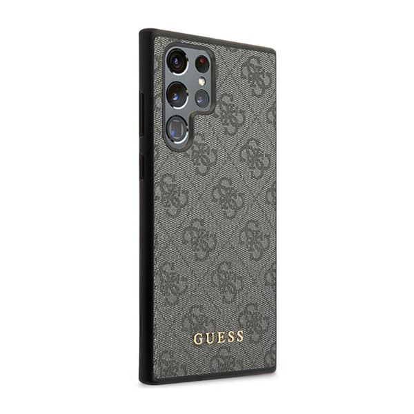 Guess 4G Metal Logo - Samsung Galaxy S23 Ultra Cover (grå)