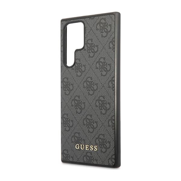 Guess 4G Metal Logo - Samsung Galaxy S23 Ultra Cover (grå)