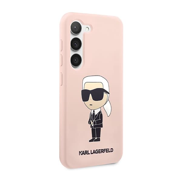 Karl Lagerfeld Silikon NFT Ikonik - Samsung Galaxy S23 Fodral (Rosa)