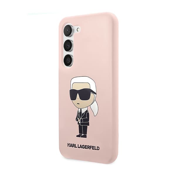 Karl Lagerfeld Silikon NFT Ikonik - Samsung Galaxy S23 Fodral (Rosa)