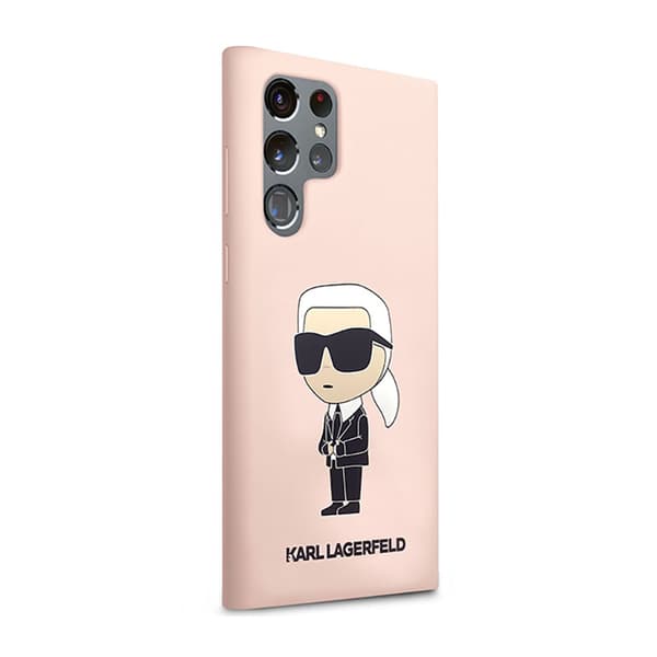 Karl Lagerfeld Silikon NFT Ikonik - Samsung Galaxy S23 Ultra Fodral (Rosa)