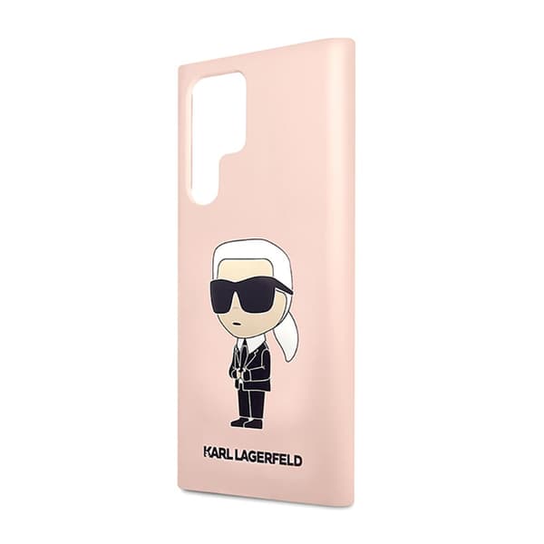 Karl Lagerfeld Silikon NFT Ikonik - Samsung Galaxy S23 Ultra Fodral (Rosa)