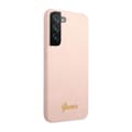 Miniatyrbillede 4 af 8: Guess Silikone Script Metal Logo - Samsung Galaxy S23+ etui (pink)