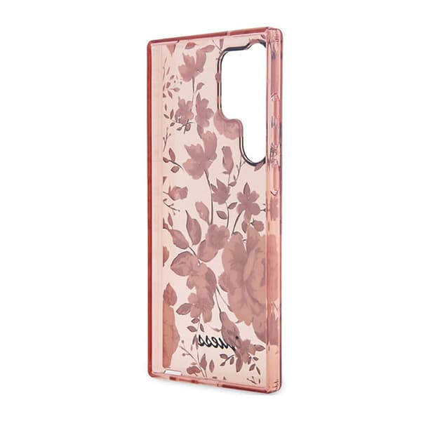 Guess Flower Collection - Samsung Galaxy S23 Ultra Cover (Pink)