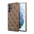 Miniatyrbillede 1 af 8: Guess 4G Metal Logo - Samsung Galaxy S23 Ultra Cover (Brun)