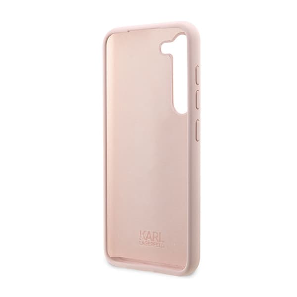 Karl Lagerfeld Silicone NFT Ikonik - Samsung Galaxy S23+ -kotelo (vaaleanpunainen)
