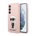 Pikkukuva 1 / 8: Karl Lagerfeld Silicone NFT Ikonik - Samsung Galaxy S23+ -kotelo (vaaleanpunainen)
