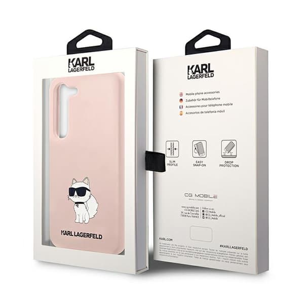 Karl Lagerfeld Silikon NFT Choupette - Samsung Galaxy S23 Fodral (Rosa)