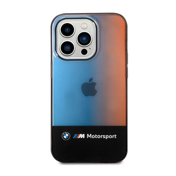 BMW Half Tricolor - iPhone 14 Pro Max -kotelo (musta)