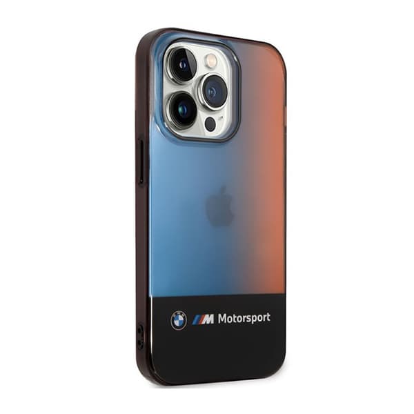 BMW Half Tricolor - iPhone 14 Pro Max -kotelo (musta)
