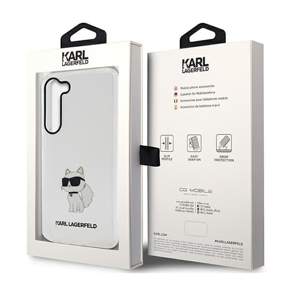 Karl Lagerfeld IML NFT Choupette - Samsung Galaxy S23-fodral (transparent)