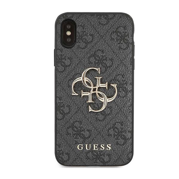 Guess 4G Big Metal Logo - iPhone X-cover (grå)