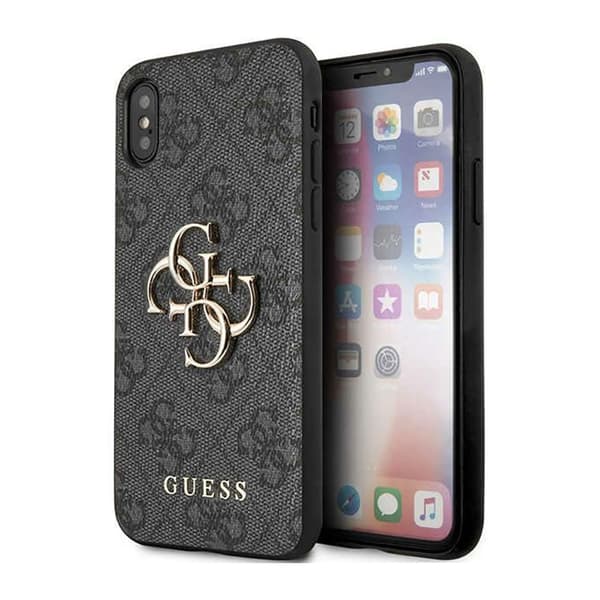 Guess 4G Big Metal Logo - iPhone X-cover (grå)