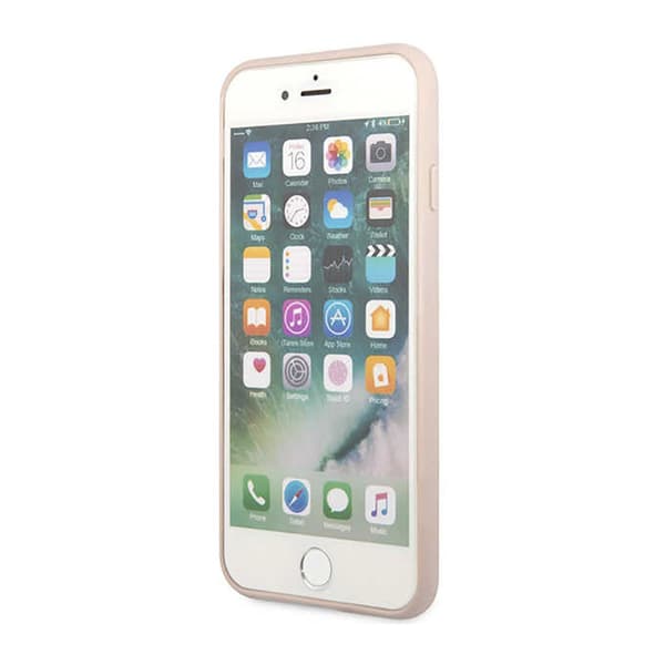 Guess 4G Bottom Stripe Collection - iPhone-cover iPhone SE (2022/2020) / 8/7 (Pink)