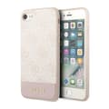 Miniatyrbillede 1 af 8: Guess 4G Bottom Stripe Collection - iPhone-cover iPhone SE (2022/2020) / 8/7 (Pink)