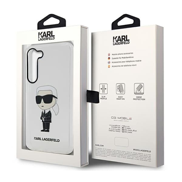 Karl Lagerfeld IML NFT Ikonik - Samsung Galaxy S23 -kotelo (läpinäkyvä)
