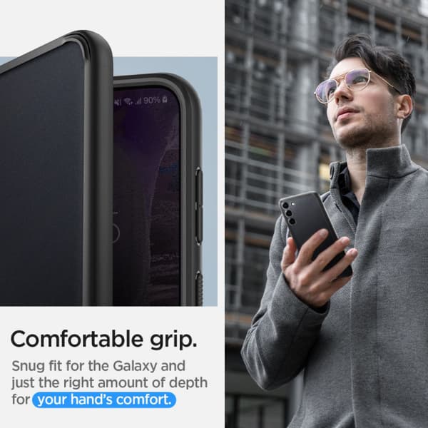 Spigen Ultra Hybrid - Cover til Samsung Galaxy S23 (Frost Black)