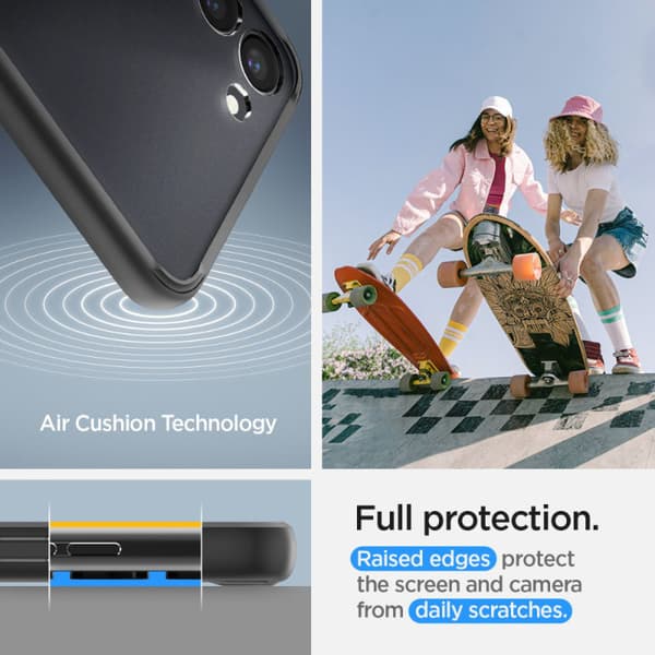 Spigen Ultra Hybrid - Cover til Samsung Galaxy S23 (Frost Black)