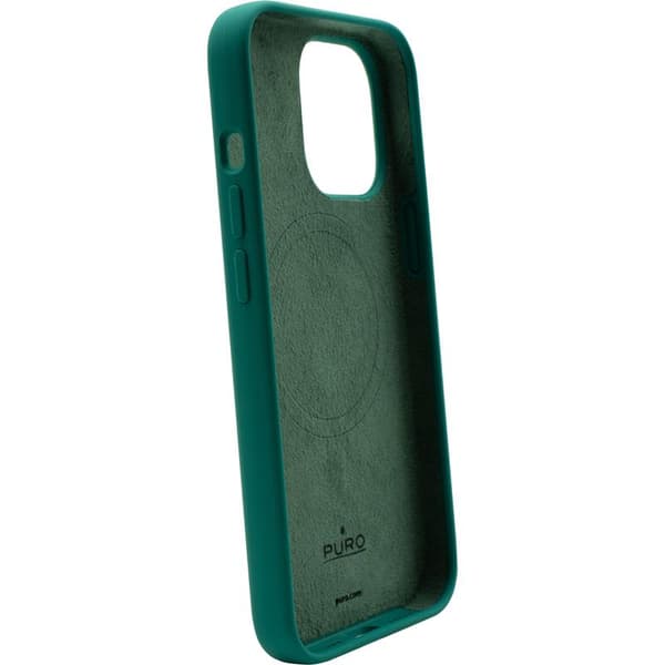 PURO ICON MAG - iPhone 14 Pro MagSafe etui (mørkegrøn)