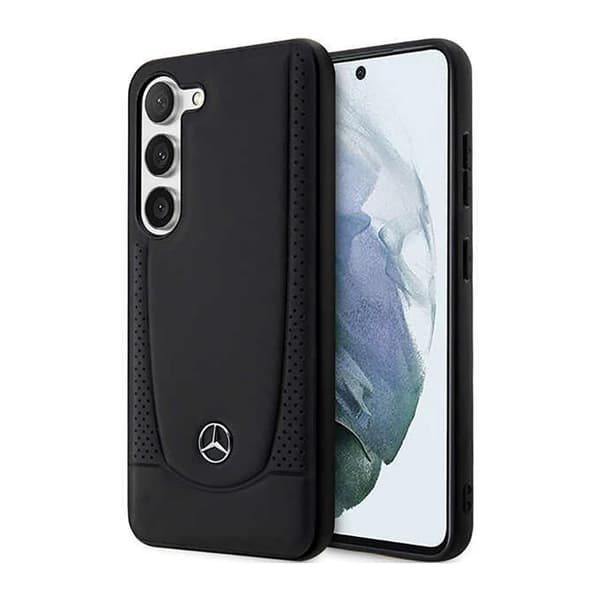 Mercedes læder Urban Line - Samsung Galaxy S23+ etui (sort)