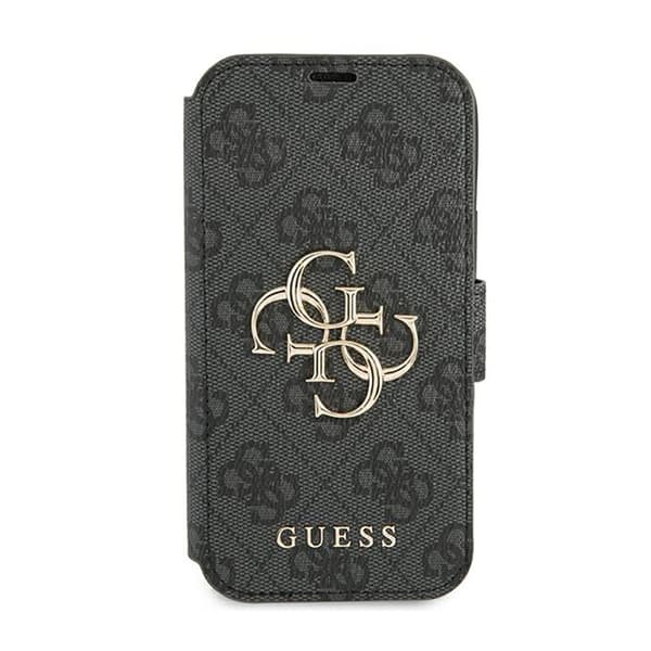 Guess Booktype 4G Big Metal Logo - iPhone 13 Pro Max etui (grå)
