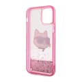Miniatyrbild 7 av 8: Karl Lagerfeld Liquid Glitter NFT Choupette Head - iPhone 12 / iPhone 12 Pro Fodral (Rosa)