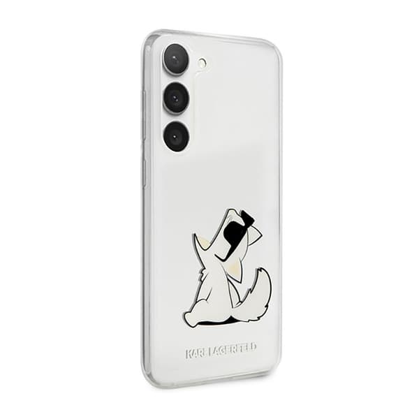 Karl Lagerfeld Choupette Fun - Samsung Galaxy S23+ -kuori (läpinäkyvä)