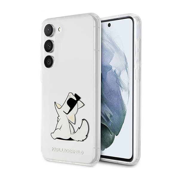Karl Lagerfeld Choupette Fun - Samsung Galaxy S23+ -kuori (läpinäkyvä)