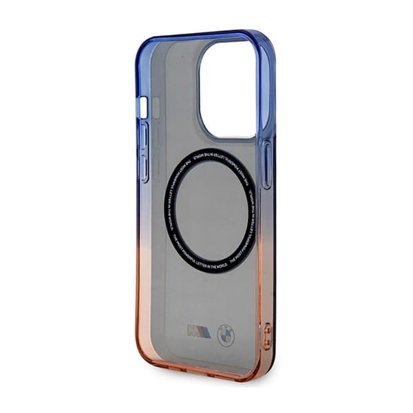 BMW Gradient Bumper MagSafe - iPhone 14 Pro etui (grå)
