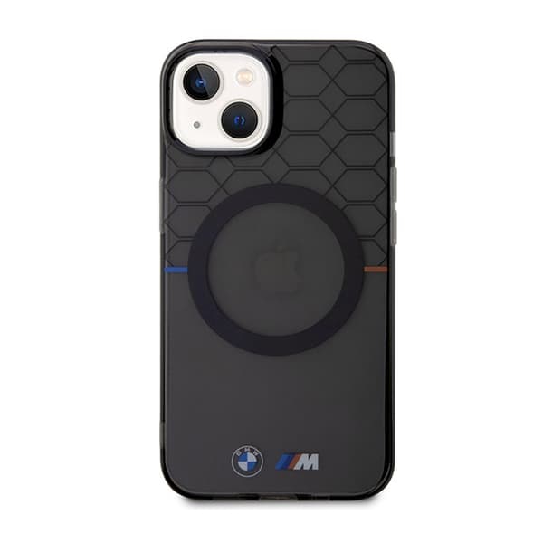 BMW Pattern MagSafe - iPhone 14 etui (grå)