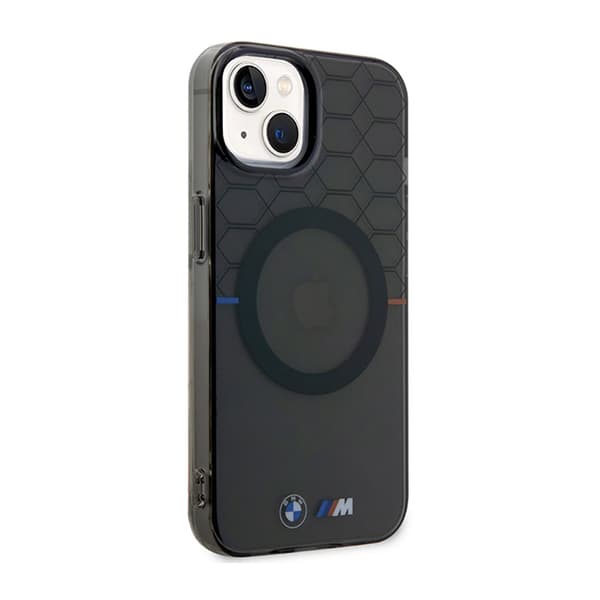 BMW Pattern MagSafe - iPhone 14 etui (grå)