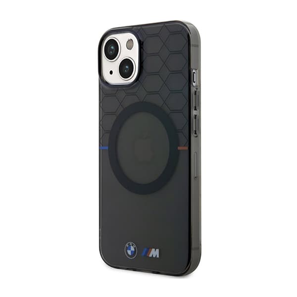 BMW Pattern MagSafe - iPhone 14 etui (grå)