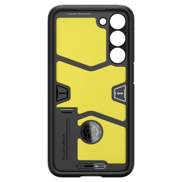 Spigen Tough Armor - Suojakuori Samsung Galaxy S23:lle (musta)