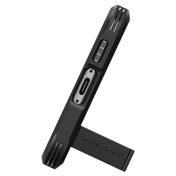 Spigen Tough Armor - Suojakuori Samsung Galaxy S23:lle (musta)