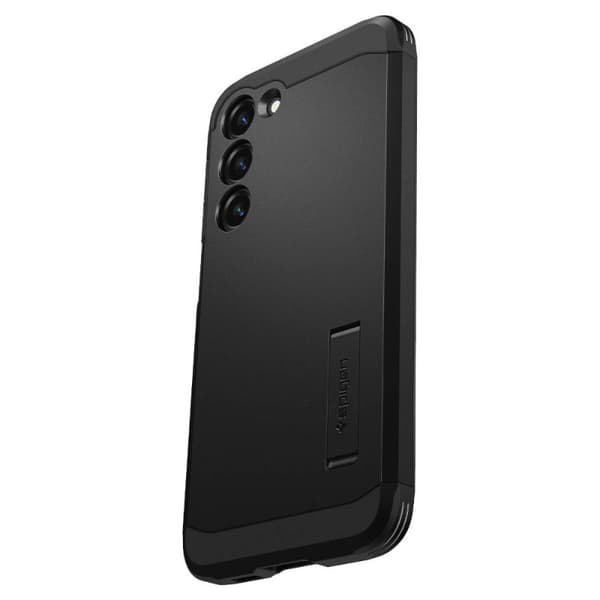 Spigen Tough Armor - Suojakuori Samsung Galaxy S23:lle (musta)