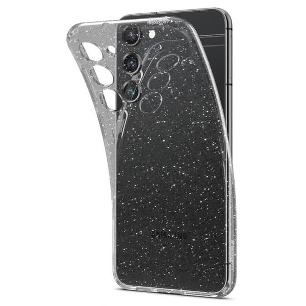 Spigen Liquid Crystal Glitter - Fodral till Samsung Galaxy S23 (Transparent)