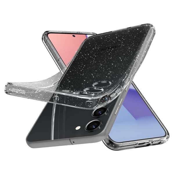 Spigen Liquid Crystal Glitter - Fodral till Samsung Galaxy S23 (Transparent)