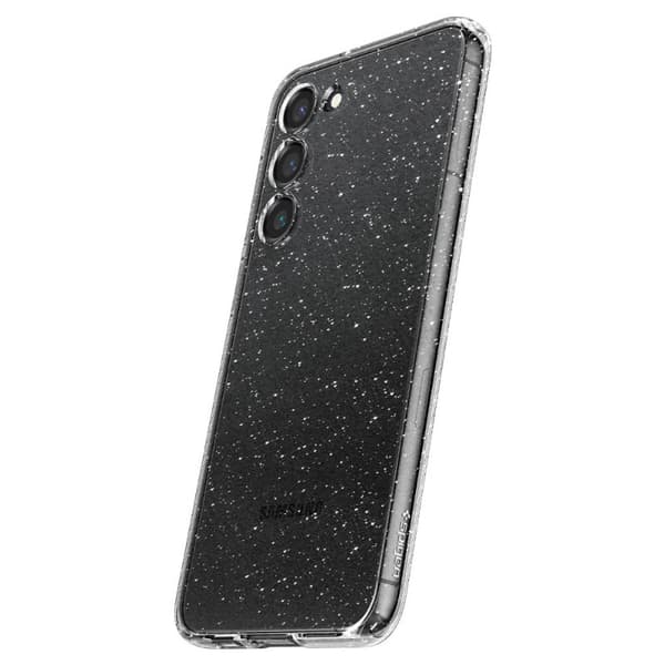 Spigen Liquid Crystal Glitter - Fodral till Samsung Galaxy S23 (Transparent)