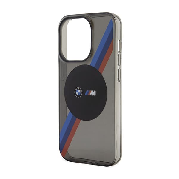 BMW Tricolor Stripes MagSafe - iPhone 14 Pro etui (grå)