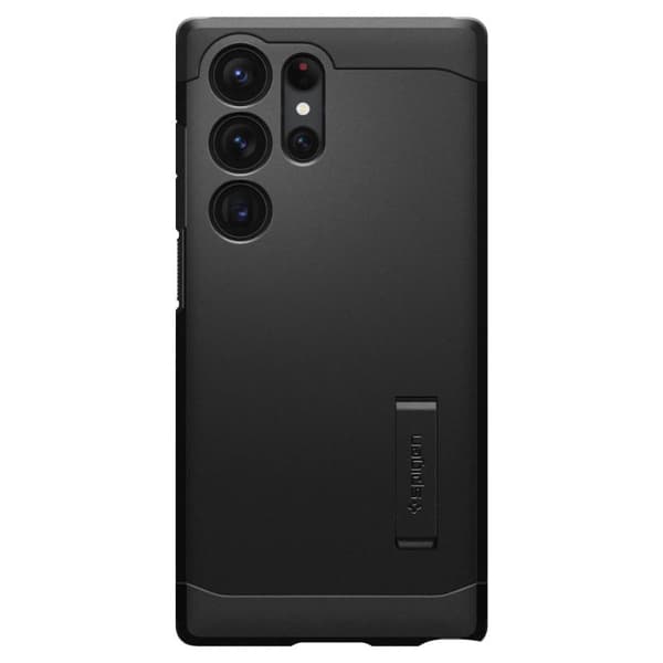 Spigen Tough Armor - Suojakuori Samsung Galaxy S23 Ultralle (musta)