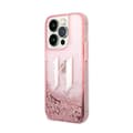 Miniatyrbillede 2 af 8: Karl Lagerfeld Liquid Glitter Big Logo Cover - iPhone 14 Pro Cover (Pink)