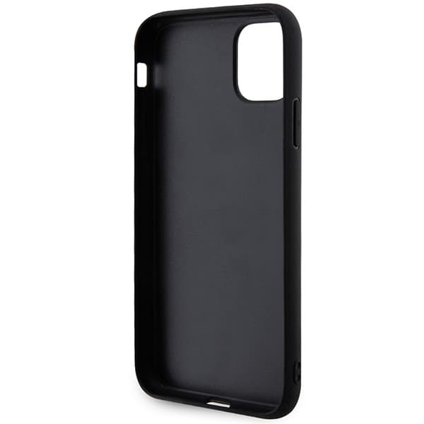Karl Lagerfeld Monogram 3D-mönster - iPhone 11-fodral (svart)