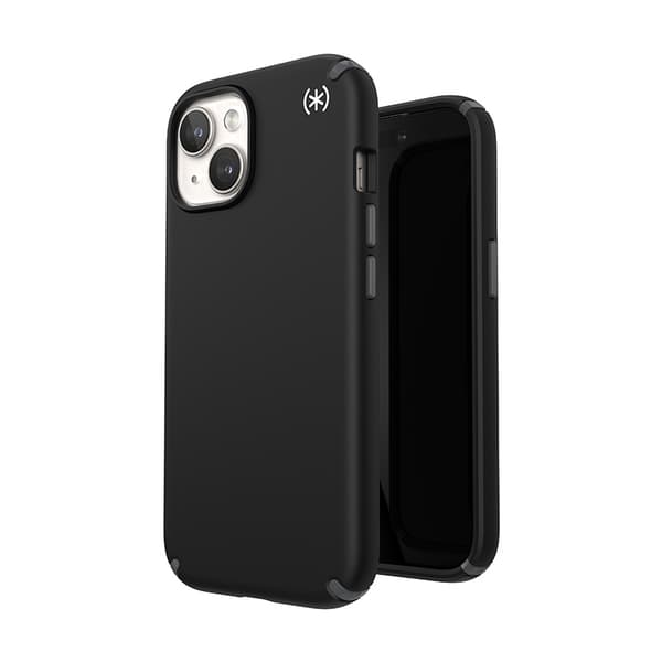 Speck Presidio2 Pro - iPhone 15 / iPhone 14 / iPhone 13-fodral (svart / skiffergrå / vit)