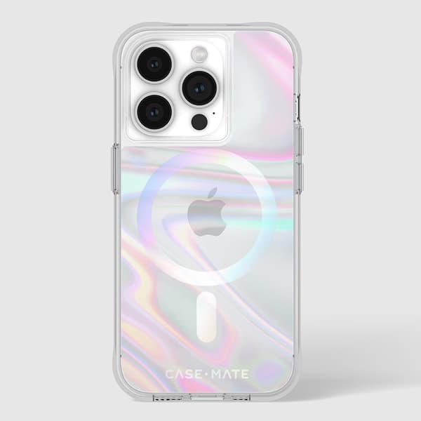 Case-Mate Soap Bubble MagSafe - iPhone 15 Pro Fodral (Iriserande)