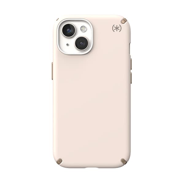 Speck Presidio2 Pro Magsafe - iPhone 15 / iPhone 14 / iPhone 13-fodral (blekt ben / Heirloom Guld / Hasselbrun)